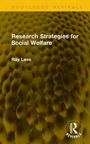 Buy Research Strategies For Social Welfare