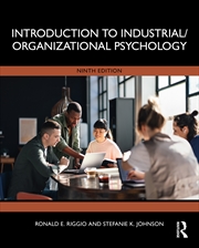Buy Introduction To Industrial/Organizational Psychology