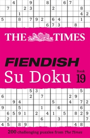 Buy The Times Fiendish Su Doku Book 19