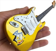 Buy Dick Dale Fender Stratocaster Beast Gold Sparkle Mini Electric Guitar Replica FS-032