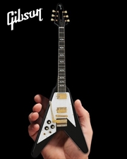 Buy Jimi Hendrix Gibson 1969 Ebony Left-Handed Flying V Mini Guitar Replica Collectible GG-522