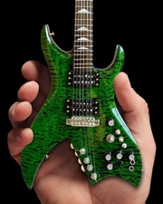 Buy Signature BC Rich Green Bitch Mini Guitar Replica Collectible SL-237