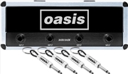 Buy Oasis - Magnetic Jack Rack - Oasis Logo with 4 Guitar Plug Keychains