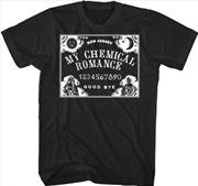 Buy My Chemical Romance - Ouija Board T-Shirt - Small Black