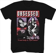 Buy Olivia Rodrigo - Obsessed T-Shirt - Small Black