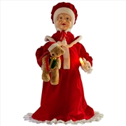 Buy 1.1m Musical LED Animated Christmas Mrs Claus Glowing Candle Ornament Decoration