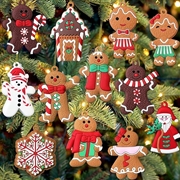 Buy 12pcs Christmas Ornaments Cute Snowman