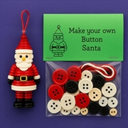 Buy Christmas gift Christmas Button Ornament - Festive Santa Design Craft Kit