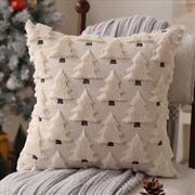 Buy Christmas Pillow Covers 18x18 inch Set of 2 Biege