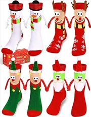 Buy 4 Pairs Christmas Socks