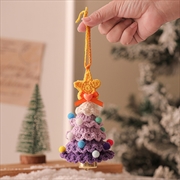 Buy 2 Pcs Handmade Crochet Christmas Tree Ornament - Style B