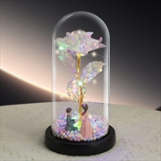 Buy Proposal Couple Figurine Colorful Rose LED Light