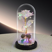 Buy Kissing Couple Figurine Colorful Rose LED Light