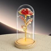 Buy LED Eternal Red Rose in Glass Dome