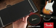 Buy Fender Guitar Case With Diecast Fender Logo for Mini Guitar Replica Collectible Black CASE-FC-1
