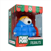 Buy Peanuts - Snoopy in Puffy Blue & Yellow Coat Fun! Fun! Figure