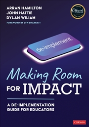 Buy Making Room For Impact : A De-Implementation Guide For Educators