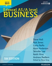 Buy Pearson Edexcel As & A Level Business (5th Edition) Student Book