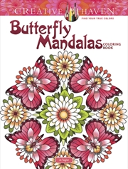 Buy Creative Haven Butterfly Mandalas Coloring Book