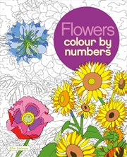Buy Flowers Colour By Numbers