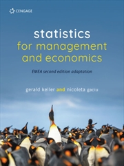 Buy Statistics For Management And Economics