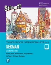 Buy Pearson Edexcel International Gcse (9–1) German Student Book