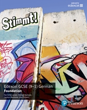 Buy Stimmt! Edexcel Gcse German Foundation Student Book