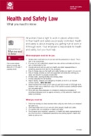 Buy Health And Safety Law: What You Should Know Foldable Pocket Cards (Pack Of 25)