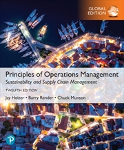 Buy Principles Of Operations Management: Sustainability And Supply Chain Management, Global Edition