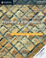 Buy Cambridge International As & A Level Mathematics: Probability & Statistics 2 Coursebook With Cambrid