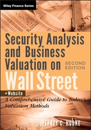 Buy Security Analysis And Business Valuation On Wall Street, + Companion Web Site : A Comprehensive Guid