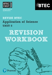 Buy Pearson Revise Btec First In Applied Science: Application Of Science Unit 8 Revision Guide - For 202