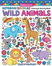 Buy Notebook Doodles Wild Animals : Coloring & Activity Book