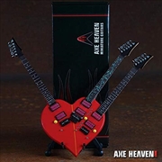 Buy Steve Vai SV-292 Red Tripleneck Heart Mini Guitar Replica Collectible SV-250