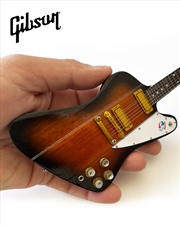 Buy Tom Petty Gibson Firebird Signature V Sunburst Red & Blue Logo Mini Guitar Replica Collectible GG-42