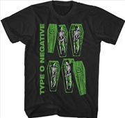 Buy Type O Negative - Coffin T-Shirt - Small Black