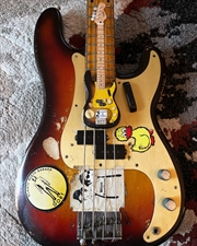 Buy Donald "Duck" Dunn Signature 1959 Fender Precision Mini Bass Guitar Replica Collectible FP-005