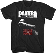 Buy Pantera - Vulgar Display of Power T-Shirt - Medium Black
