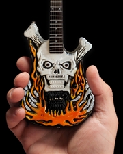 Buy George Lynch Signature ESP Flaming Skull Mini Guitar Replica Collectible GL-155