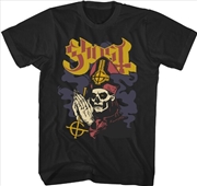 Buy Ghost - Papa Emeritus Prayer Hands T-Shirt - 2XL Black