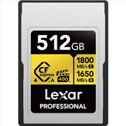 Buy 512Gb - Cfexpress 4.0 Type A Professional Gold Series, Up To 1800Mb/S Read, 1650Mb/S Write