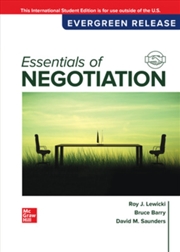 Buy Essentials Of Negotiation Ise