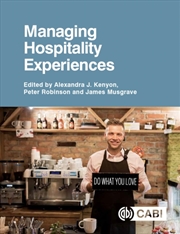 Buy Managing Hospitality Experienc