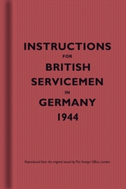 Buy Instructions For British Servi
