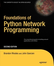 Buy Foundations Of Python Network