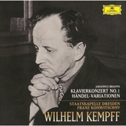 Buy Brahms: Concerto No.1. Op.15 / Variations And Fugue On A Theme By Handel