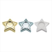 Buy Christmas Dec Ceramic Flat Tealight Star (SENT AT RANDOM)
