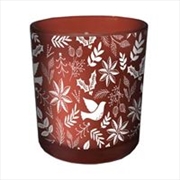 Buy Candle Christmas 210G Clr Glss Decal Folliage