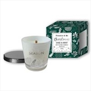 Buy Candle Bxd Christmas 295G Glass Scented Foil Silver