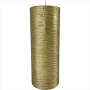 Buy Candle Pillr Christmas 18Cm Wire Gold